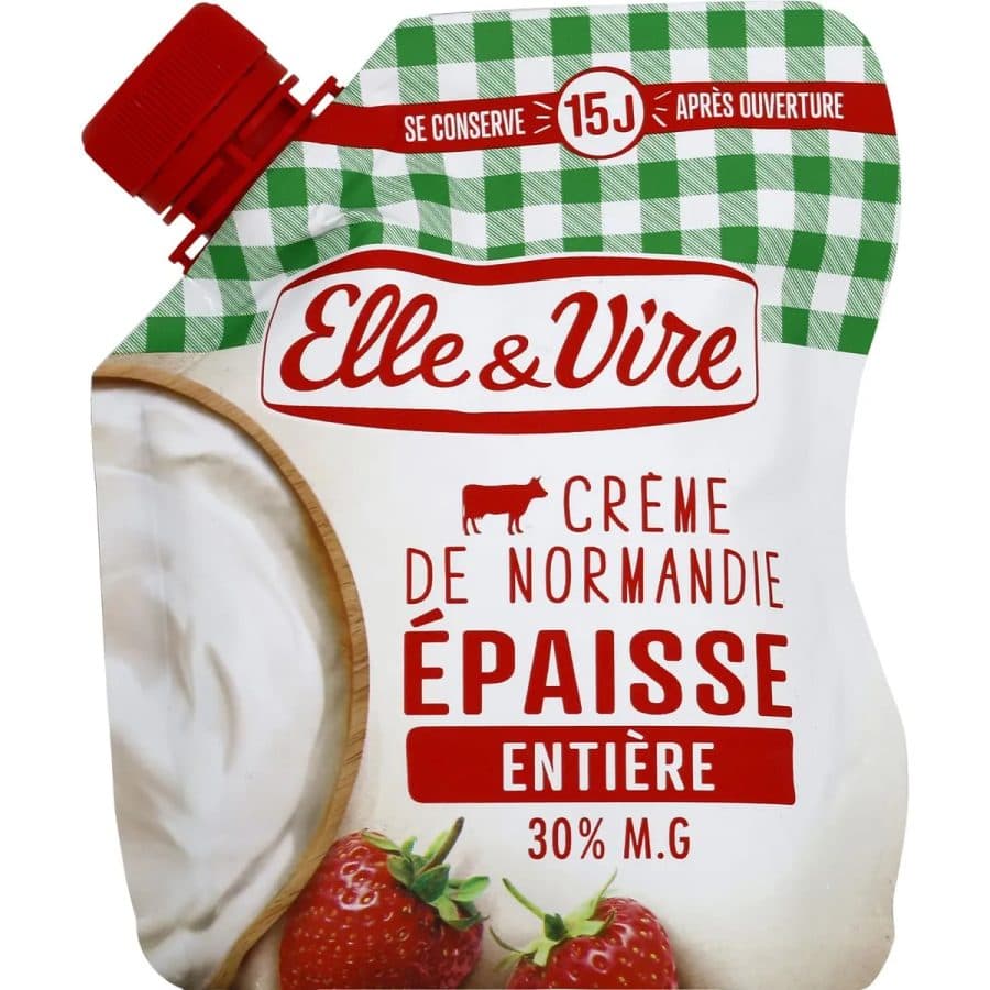 Elle & Vire Crème Fraîche Épaisse 50cl — Elle & Vire | TAZA Supermarché Halal Strasbourg