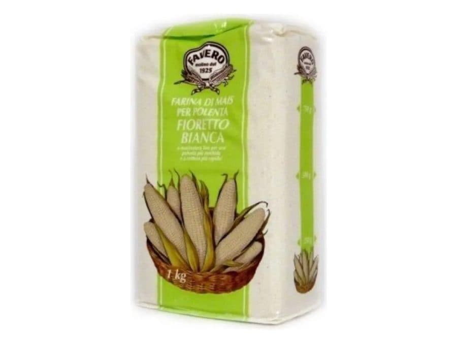 Farine de maïs blanc Fioretto — Molino Favero | TAZA Supermarché Halal Strasbourg