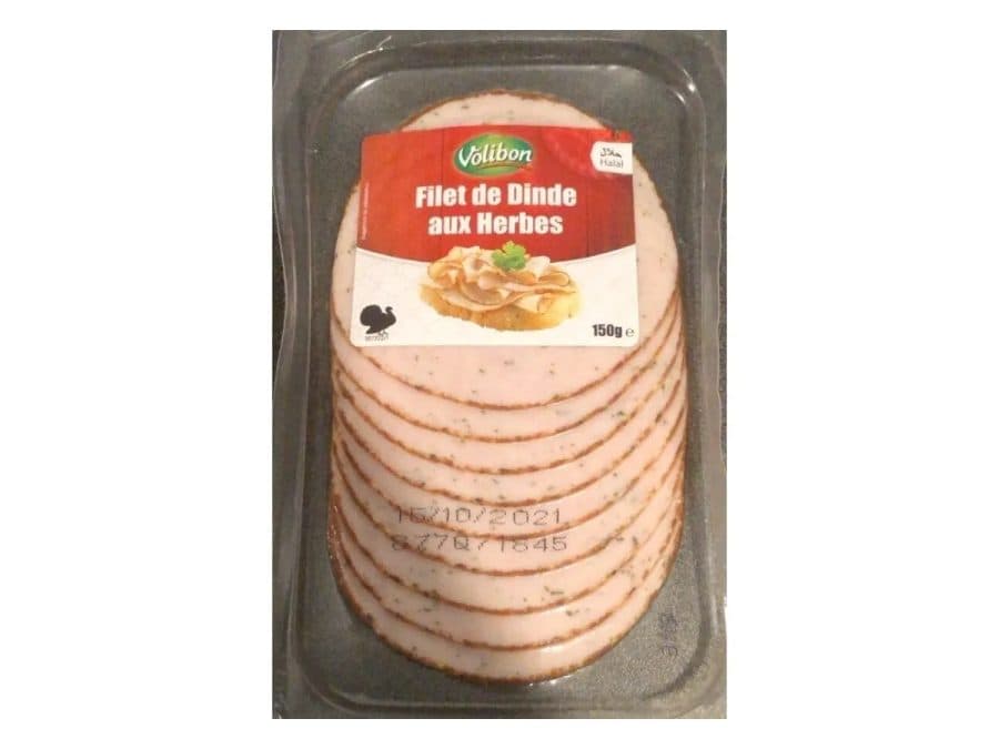 Filet de dinde aux herbes — Volibon | TAZA Supermarché Halal Strasbourg