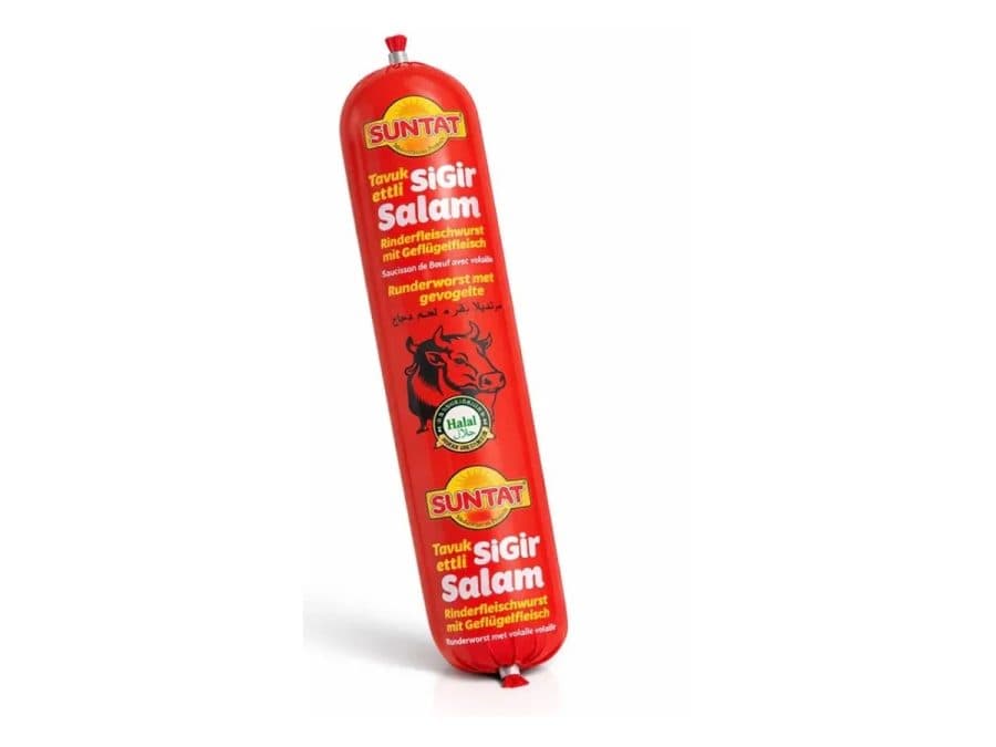 Salami de bœuf, poulet et dinde Suntat — Suntat | TAZA Supermarché Halal Strasbourg