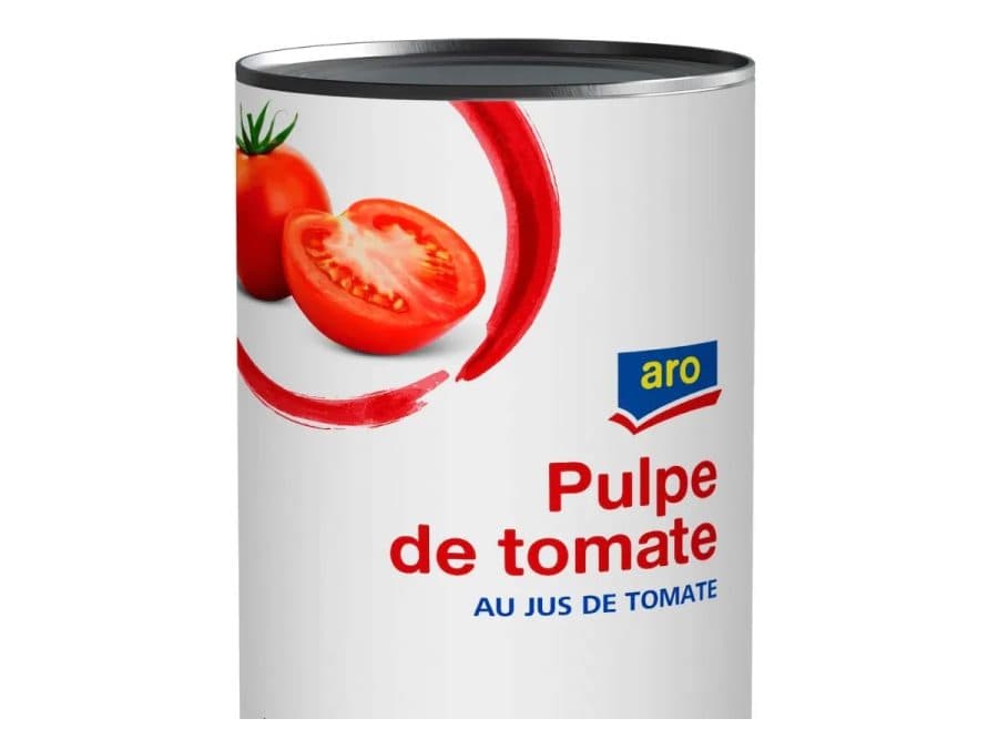 Tomates pelées concassées — Aro | TAZA Supermarché Halal Strasbourg